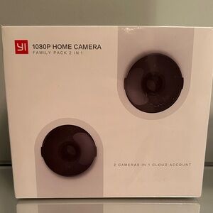 YI 1080P Home Camera Family Pack Set of 2- NEW in wrapped box!